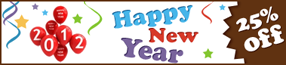 New Year 25% OFF sale Offers